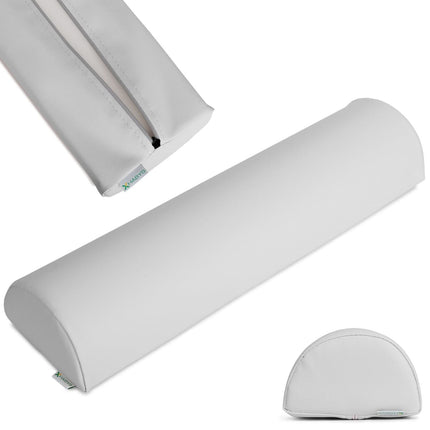 Pusapaļš balsts 60×15×10 cm SATIN COMFORT K729, gaiši pelēks