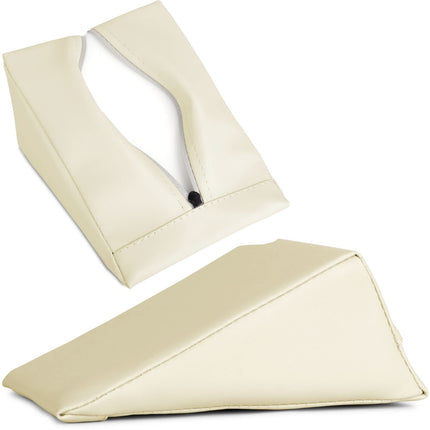Ķīļveida spilvens 20×15×10 cm K707, krēmkrāsa