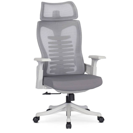 Mebel Elite ergonomiška biuro kėdė CARET 2 pilka – optimali laikysenos palaikymo funkcija