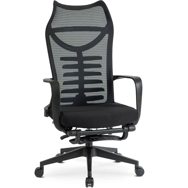 Mebel Elite ergonomiška biuro kėdė ACTON juoda – optimali laikysenos palaikymo funkcija