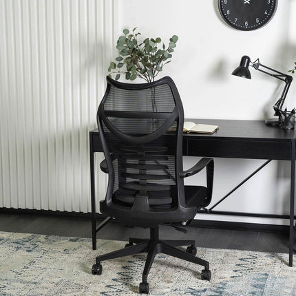 Mebel Elite ergonomiška kėdė ACTON moderniame biuro interjere – stilingas funkcionalus dizainas