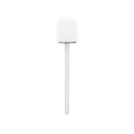 EXO HARD CAP abrazyvinis antgalis 10 mm / 150 manikiūrui ir pedikiūrui, korundinis abrazyvas, baltas, 10 vnt.