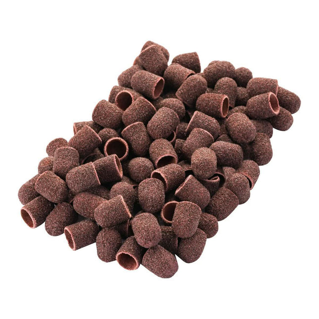 EXO abrazyvinis antgalis 10 mm grūdėtumas 60 SOFT CAP BASIC 100 vnt profesionaliam manikiūrui ir pedikiūrui
