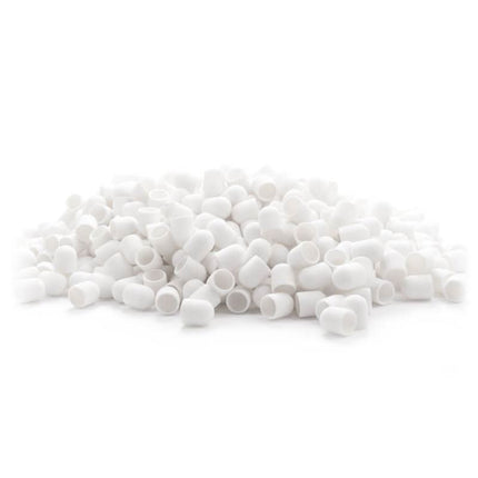 EXO abrazyvinis frezos antgalis 10mm gr.80 HARD CAP 500vnt – manikiūro pedikiūro įranga salonams, baltas