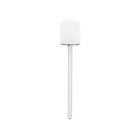 EXO abrazyvinis antgalis 13mm 80 grūdėtumo HARD CAP baltas, korundinis manikiūro pedikiūro antgalis 10vnt