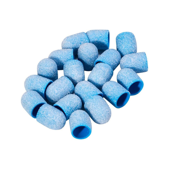 EXO Blue Med Cap abrazyvinis frezos antgalis pedikiūrui Ø10 mm /80, 20 vnt. – podologams, manikiūrui ir pedikiūrui