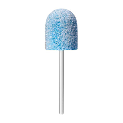 EXO Blue Med Cap 80 grūdėtumo abrazyviniai antgaliai podiatrams – vandeniui atsparūs, 13 mm, 20 vnt.