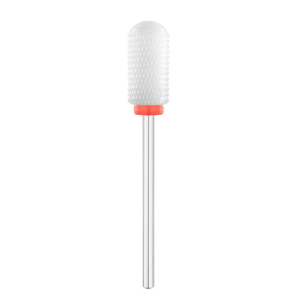EXO CERAMIC frezos antgalis CYLINDER ROUND Ø6,0 mm – cilindro formos keraminis antgalis manikiūrui ir pedikiūrui