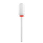 EXO CERAMIC frezos antgalis CYLINDER ROUND Ø6,0 mm – cilindro formos keraminis antgalis manikiūrui ir pedikiūrui