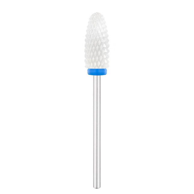EXO CERAMIC frezos antgalis OVAL Ø6.0 mm BL 307M – keraminė freza manikiūrui ir pedikiūrui