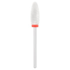 Keramikinis EXO frezos antgalis OVAL Ø6.0 mm RD 307F raudonas manikiūrui pedikiūrui – tikslus nagų apdorojimas