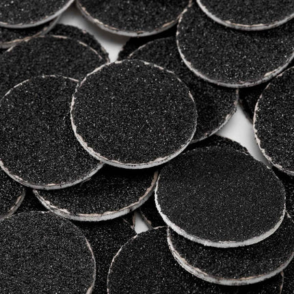EXO PODODISK #80 abrazyviniai diskai pedikiūro aparatui – greitas pėdos valymas salone, 20 mm laikiklis