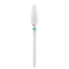 EXO PRO CERAMIC frezos antgalis OVAL Ø 6,0 mm GR 230C žalias – manikiūro pedikiūro įranga profesionalams