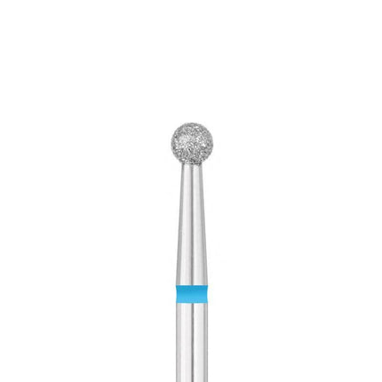 EXO PRO Diamond Ball mėlynas antgalis 3,1 mm – tikslus deimantinis frezos antgalis hibridui šalinti ir nagų formavimui