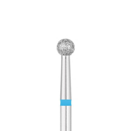 EXO PRO DIAMOND BALL 3,5 mm mėlynas rutulio frezos antgalis – tikslus darbas be vibracijų, INOX plienas su deimantine danga