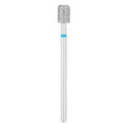 EXO PRO deimantinis cilindro formos frezos antgalis 5,0 mm DIAMOND CUT SHAFT mėlynas manikiūrui ir pedikiūrui