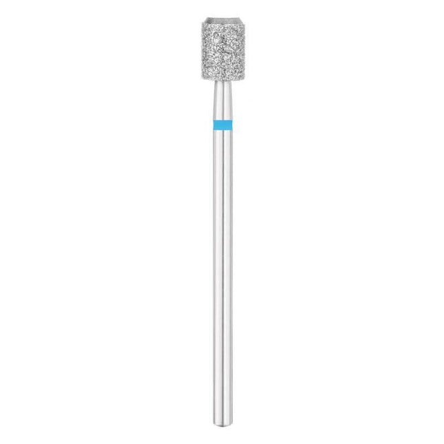 EXO PRO deimantinis cilindro formos frezos antgalis 5,0 mm DIAMOND CUT SHAFT mėlynas manikiūrui ir pedikiūrui