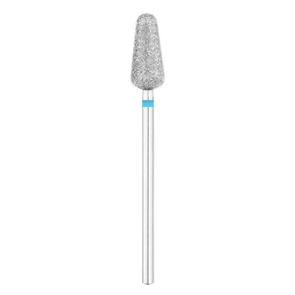 EXO PRO deimantinis frezos antgalis DROP ROUND 5,5 mm mėlynas BL – profesionalus manikiūro pedikiūro įrankis