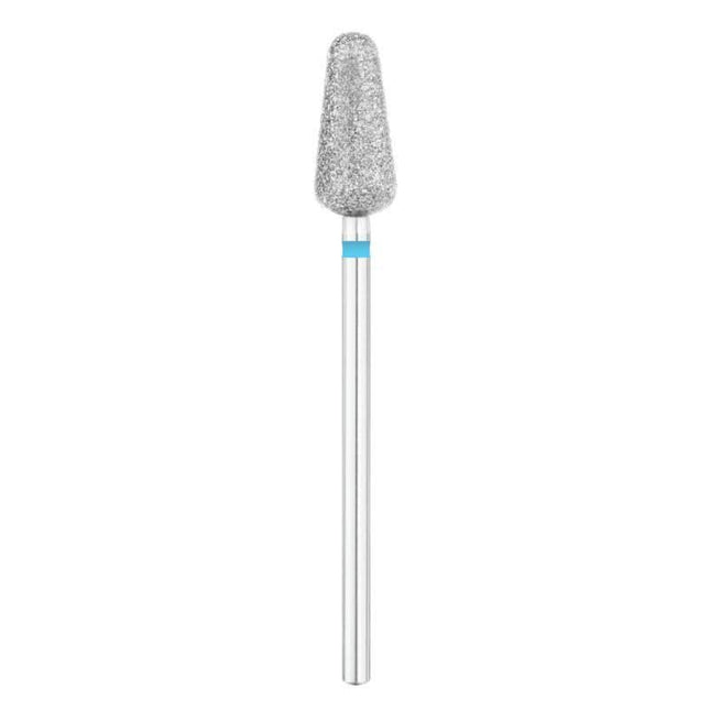 EXO PRO deimantinis frezos antgalis DROP ROUND 5,5 mm mėlynas BL – profesionalus manikiūro pedikiūro įrankis