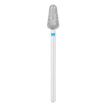 EXO PRO frezos antgalis lašo formos Diamond Drop Round 6,0 mm mėlynas – manikiūro pedikiūro įrankis