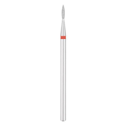 EXO PRO deimantinis frezos antgalis liepsnelė DIAMOND FLAME 1,8 mm RD raudonas manikiūrui pedikiūrui