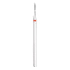 EXO PRO deimantinis frezos antgalis liepsnelė DIAMOND FLAME 1,8 mm RD raudonas manikiūrui pedikiūrui