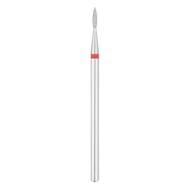 EXO PRO deimantinis frezos antgalis liepsnelė DIAMOND FLAME 1,8 mm RD raudonas manikiūrui pedikiūrui