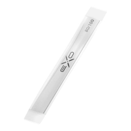 EXO STRAIGHT SAFE PACK nagų dildė 80/100 – profesionali manikiūro priemonė nagų formos korekcijai