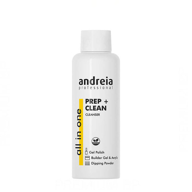 Andreia Professional All In One Prep+ Clean nagų valiklis 100ml – profesionalus nagų paviršiaus paruošimas prieš manikiūrą
