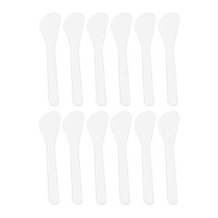 BeautyKit plastikinė mentelė kaukėms tepti L132 – profesionalus kosmetologinis įrankis salonams, 12,2 x 2,6 cm