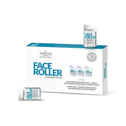 Mikroadatinės mezoterapijos koncentratas odos stangrumui – FARMONA FACE&BODY ROLLER ilgalaikis efektas