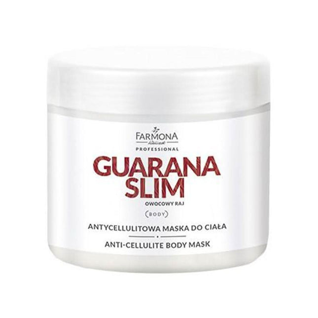 FARMONA GUARANA SLIM anticeliulitinė kūno kaukė 500 ml – profesionali kosmetika salonams, mažina celiulitą ir riebalų pertekl