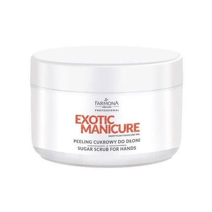 Farmona Professional Exotic Manicure cukraus šveitiklis rankoms 300g – profesionali kosmetika salonams, maitina ir regeneruoj