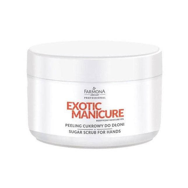 Farmona Professional Exotic Manicure cukraus šveitiklis rankoms 300g – profesionali kosmetika salonams, maitina ir regeneruoj