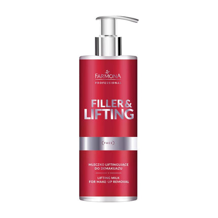 FARMONA PROFESSIONAL FILLER & LIFTING makiažo šalinimo pienelis 500ml – drėkinantis, stangrumo suteikiantis, sausai odai