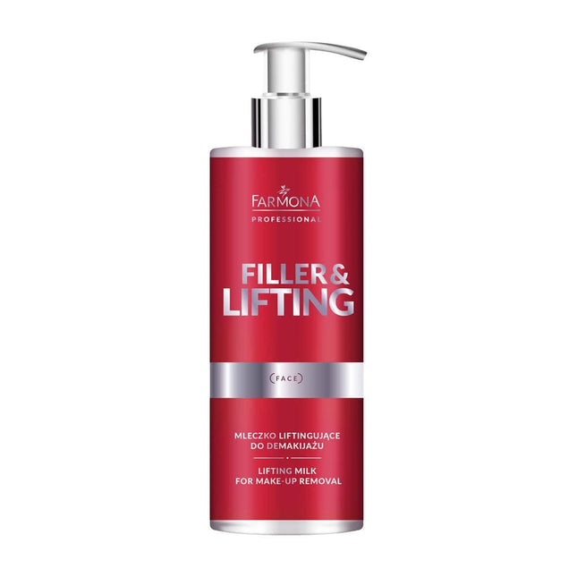 FARMONA PROFESSIONAL FILLER & LIFTING makiažo šalinimo pienelis 500ml – drėkinantis, stangrumo suteikiantis, sausai odai