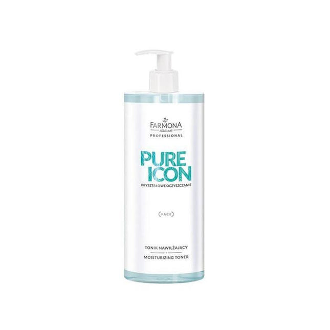 FARMONA PROFESSIONAL PURE ICON drėkinamasis tonikas 500 ml – bealkoholis kosmetikos tonikas normaliai ir sausai odai