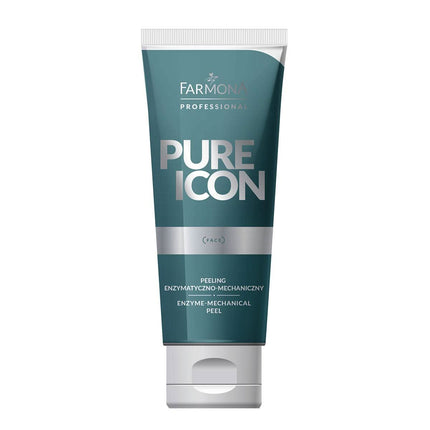 FARMONA PURE ICON fermentinis-mechaninis veido pilingas 200ml – dviguba eksfoliacija su fermentais ir abrazyvinėmis dalelėmis