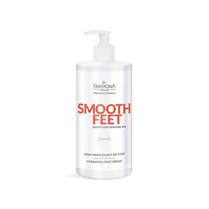 FARMONA SMOOTH FEET drėkinamasis pėdų kremas 500 ml – profesionalus kremas sausai, suragėjusiai pėdų odai su citrusų aromatu