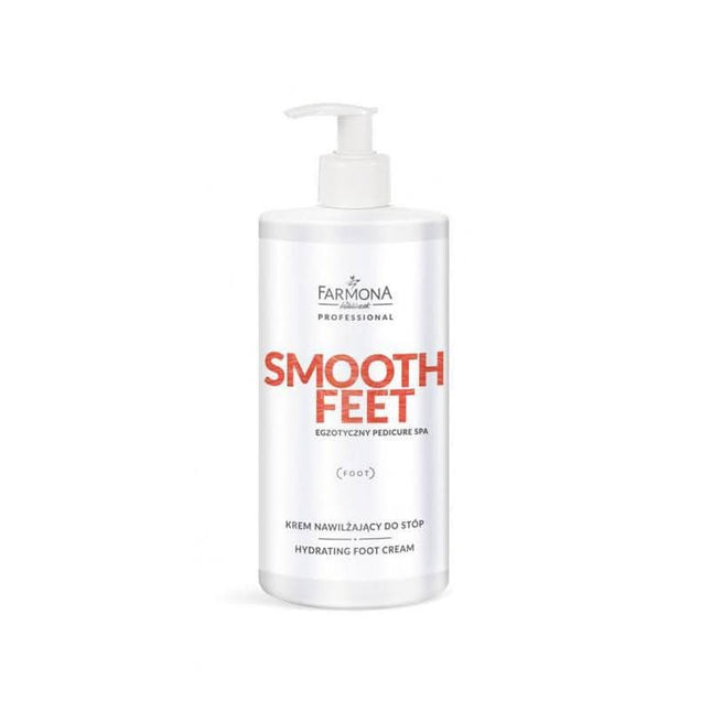 FARMONA SMOOTH FEET drėkinamasis pėdų kremas 500 ml – profesionalus kremas sausai, suragėjusiai pėdų odai su citrusų aromatu