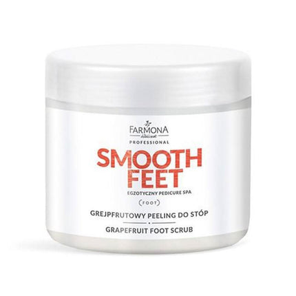 FARMONA SMOOTH FEET greipfrutų šveitiklis pėdoms 690g – profesionalus pedikiūro produktas sausai odai