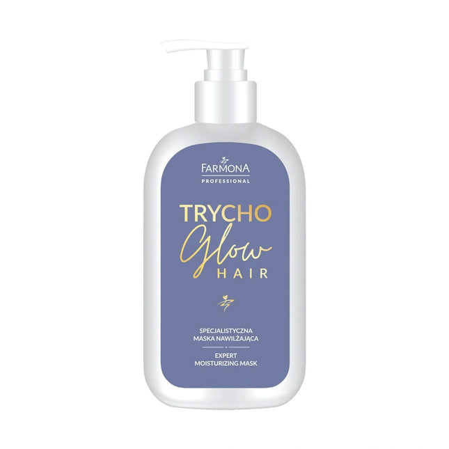 Farmona TRYCHO GLOW - specializuota drėkinamoji plaukų kaukė, 375 ml.