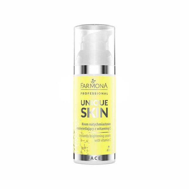FARMONA UNIQUE SKIN skaistinamasis veido kremas su vitaminu C 50ml – ryškesnei, vienodesnio tono odai