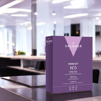 BeautyKit VALQUER Nr. 0 permanentinio garbanojimo priemonė salonams stipriems plaukams