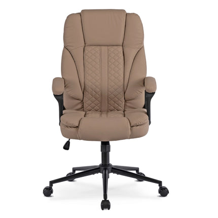 Smėlio spalvos ergonominė kėdė PHONIX – patogi darbo vieta kosmetologui ar meistrei