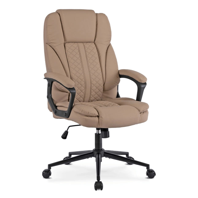 PHONIX ergonominė biuro kėdė smėlio spalvos – Mebel Elite profesionali sėdėjimo sprendimas salonui