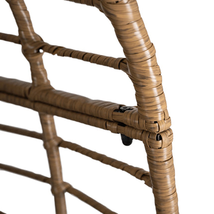 COCOON MADISON Mebel Elite boho krėslas terasai – patogus ir stilingas pilkos spalvos lauko baldas