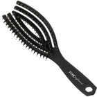 FOX FLEX nailoninis šerno šerių plaukų šepetys, juodas - Beauty Kit