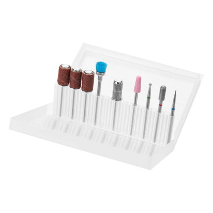 BeautyKit 12 frezos antgalių – profesionalus nagų paruošimas, sustorėjimų šalinimas ir plokštelės dengimas