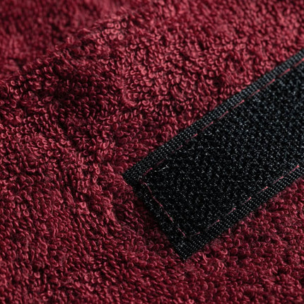 BeautyKit bordo galvos juosta salonams – drėgmę sugerianti frotinė juosta profesionalioms kosmetologijos procedūroms